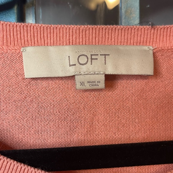 Loft Cardigan - XL Coral (More Pinky Coral) - Picture 4 of 6